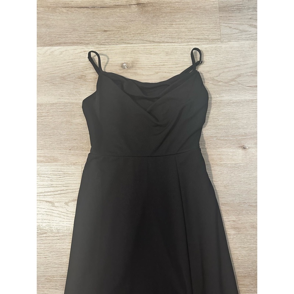 Birdy Grey Black Crepe Formal Dress size Small - Picture 4 of 7